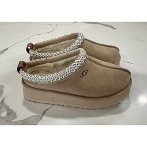 UGG Tazz Platform Suede Slipper Mules Womens Size 8